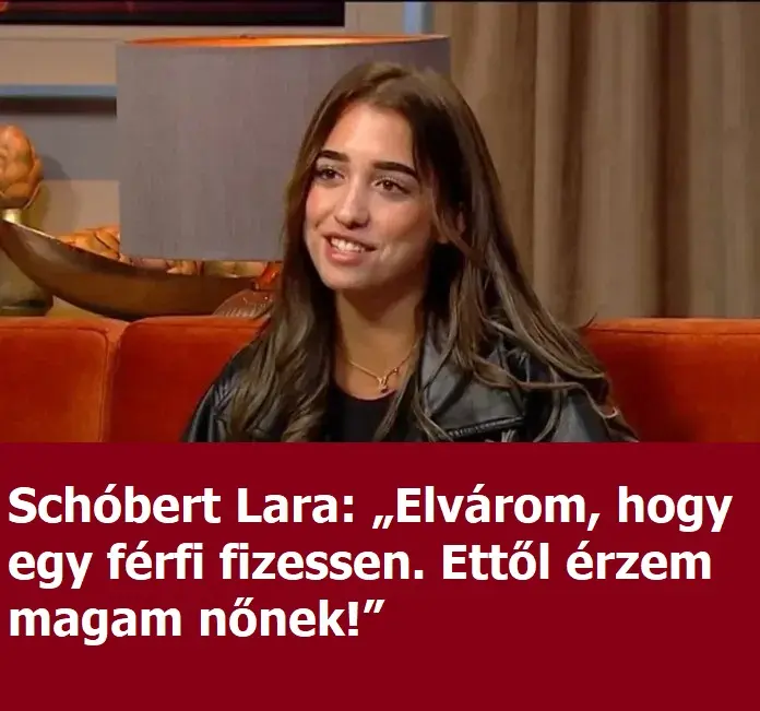 Schóbert Lara: „Elvárom, hogy egy férfi fizessen. Ettől érzem magam nőnek!”