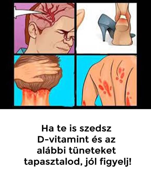 Ha te is szedsz D vitamint es az alabbi tuneteket tapasztalod jol figyelj