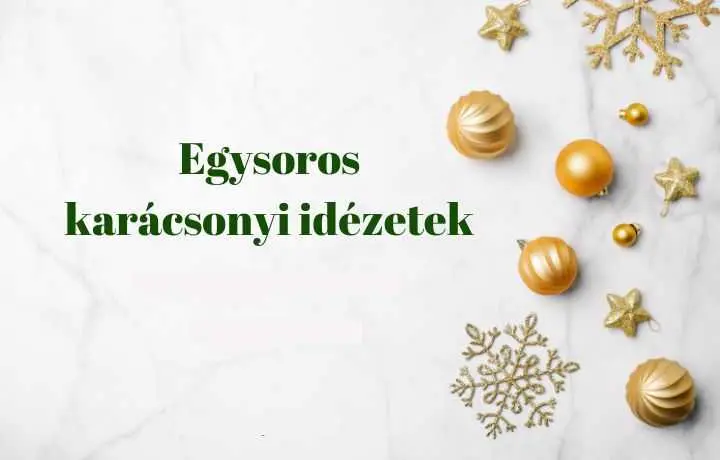 egysoros karacsonyi idezetek