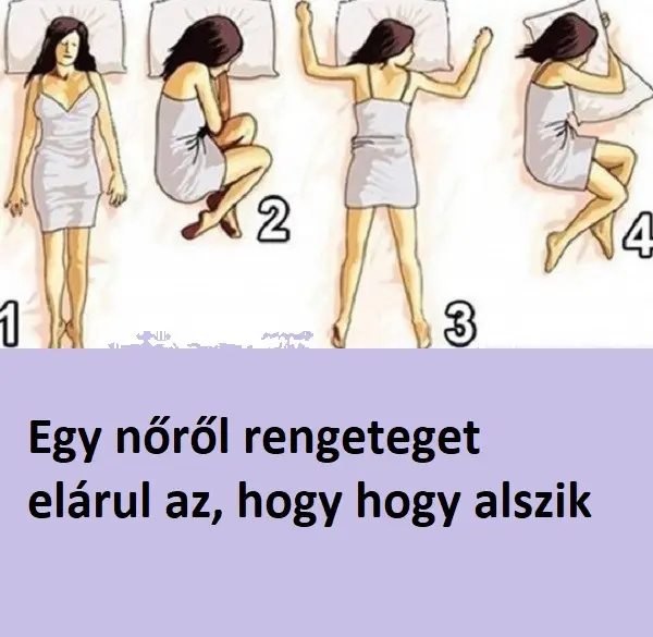 Egy nőről rengeteget elárul az, hogy hogy alszik