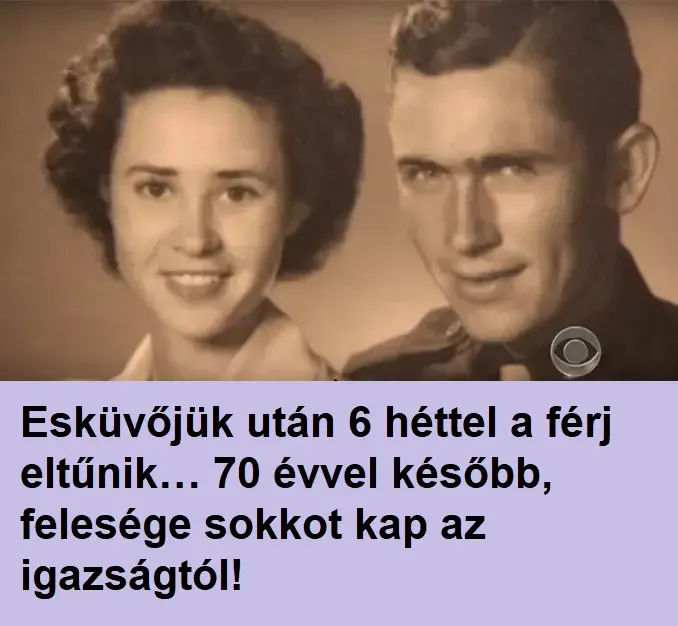 Esküvőjük után 6 héttel a férj eltűnik… 70 évvel később, felesége sokkot kap az igazságtól!