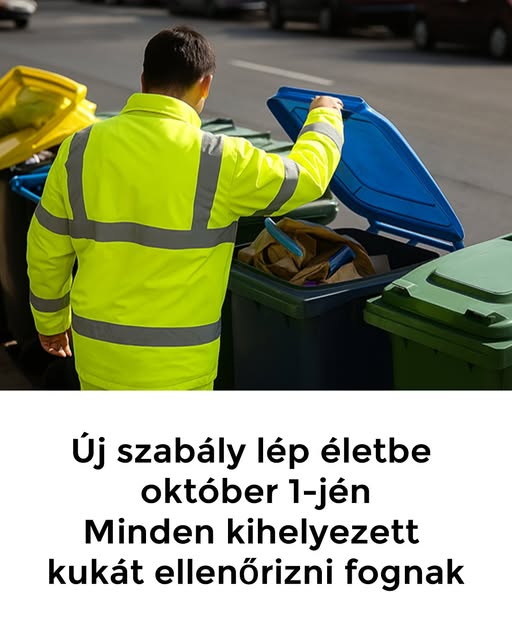Uj szabaly lep eletbe oktober 1 jen Minden kihelyezett kukat ellenorizni fognak