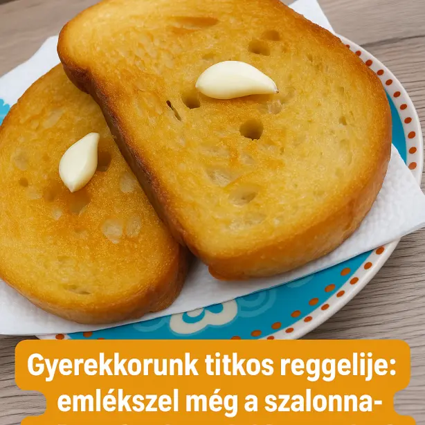 Gyerekkorunk titkos reggelije: emlékszel még a szalonnazsíros pirítósra fokhagymával?