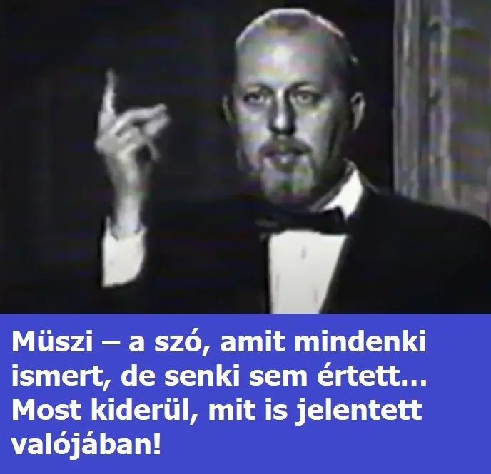 Sokan emlékszünk rá! Müszi – a szó, amit mindenki ismert, de senki sem értett… Most kiderül, mit is jelentett valójában!