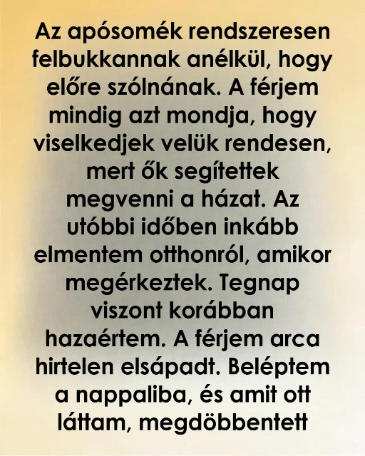 Azt hittem tolakodnak az aposomek