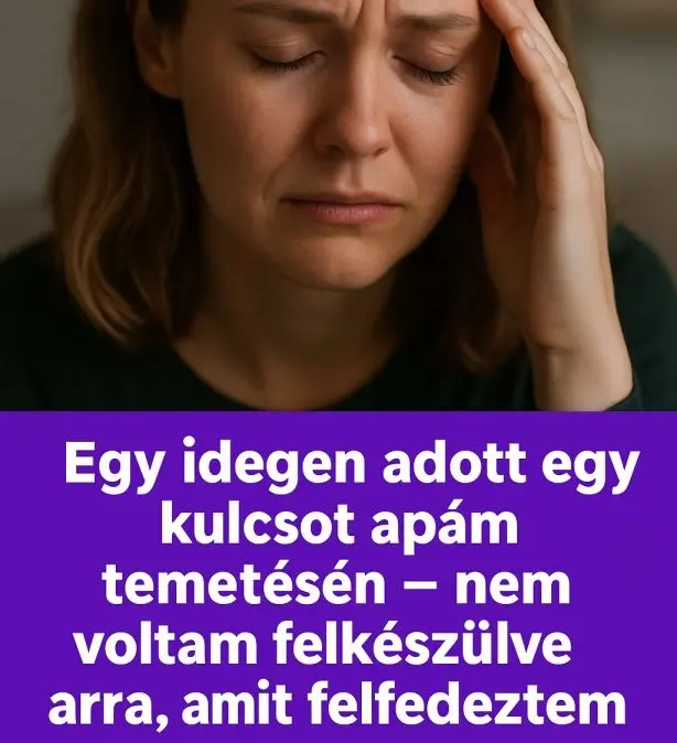 Egy idegen adott egy kulcsot apám temetésén – nem voltam felkészülve arra, amit felfedeztem