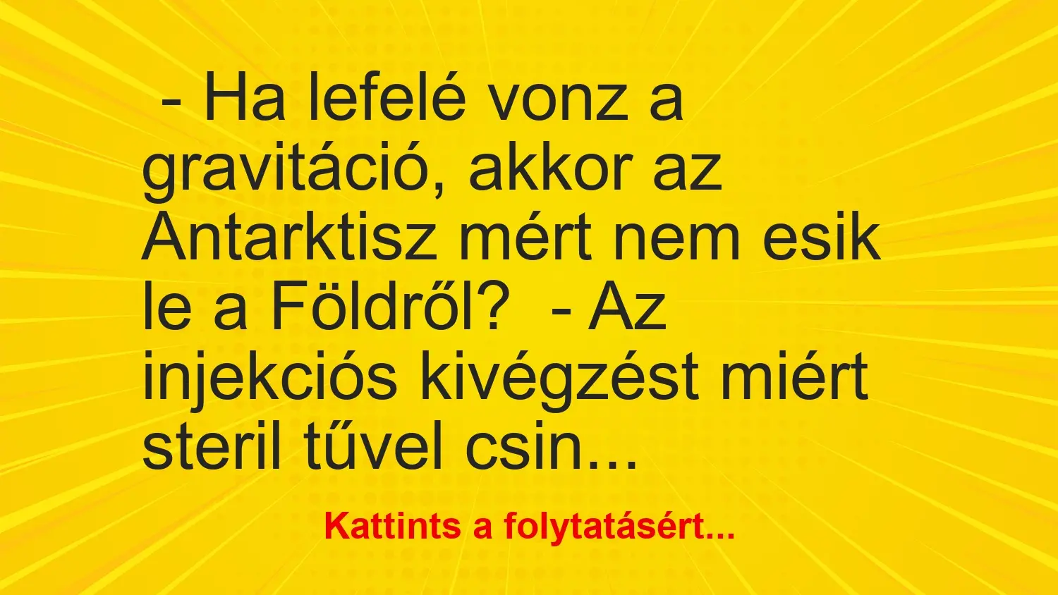 vicc felmerult par kerdes