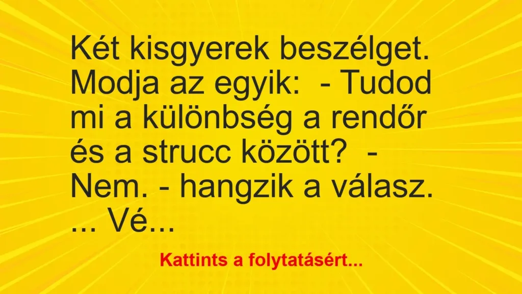 vicc ket kisgyerek beszelget